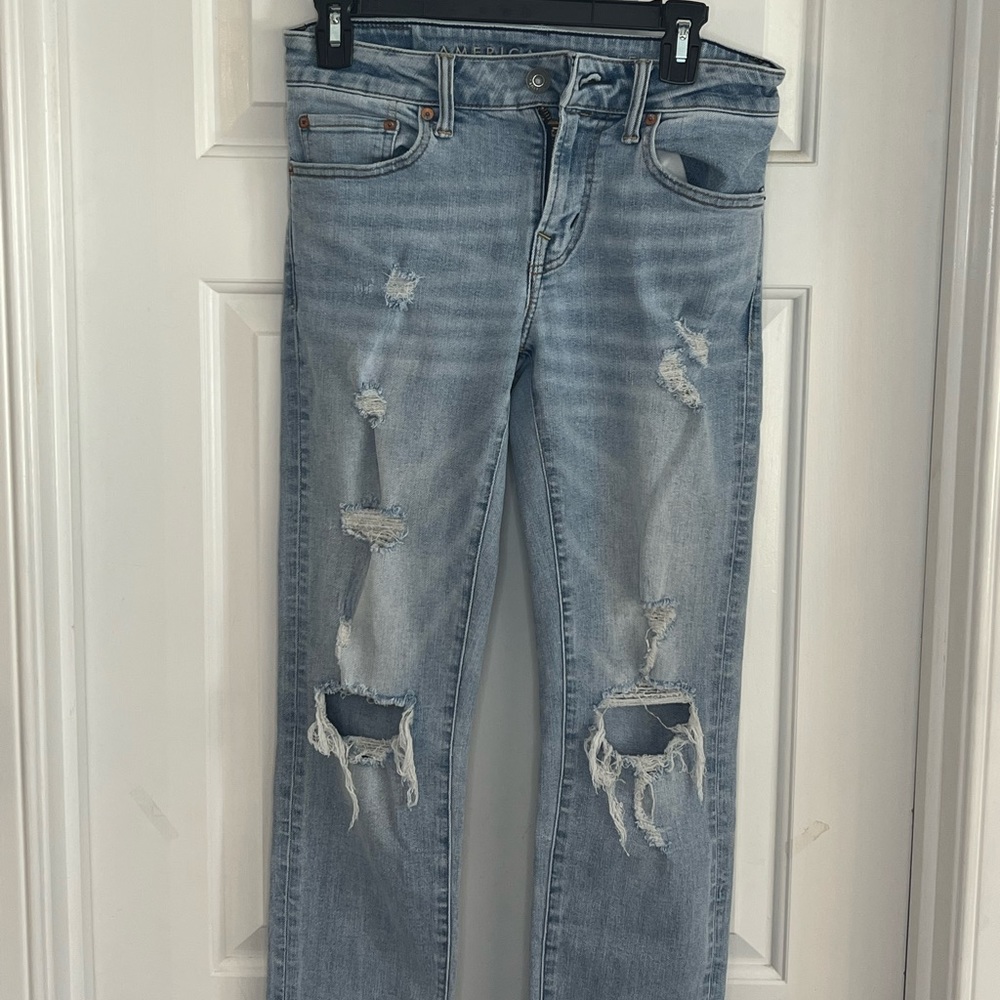 American eagle ripped jeans